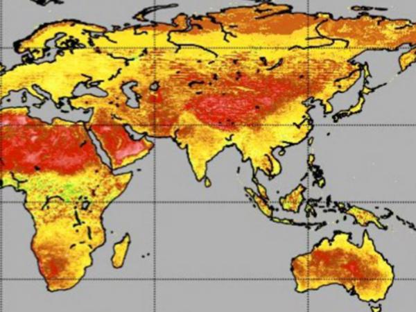 seasonal surface spectral emissivity derived from modis data