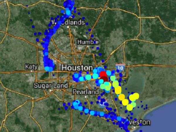 Spatial distribution of net ozone production calculated using the P-3B flight track during DISCOVER-AQ 2013 from the TRACER-AQ Science Plan document