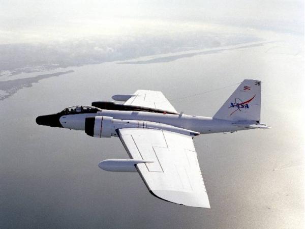 Image of the WB-57 Aircraft from the VIRGAS campaign