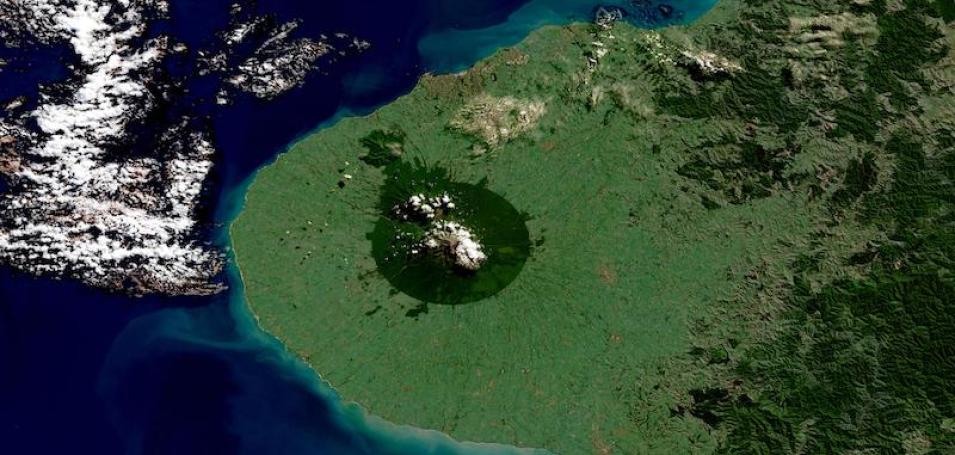 This is an image of Mount Taranaki.