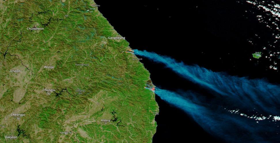 Fires in Korea