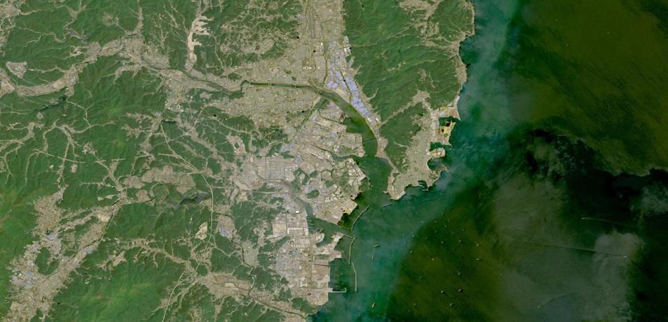City of Ilsan, South Korea on 1 May 2023. Image from the OLI instrument aboard the Landsat 8 and 9 satellites, from the HLS project