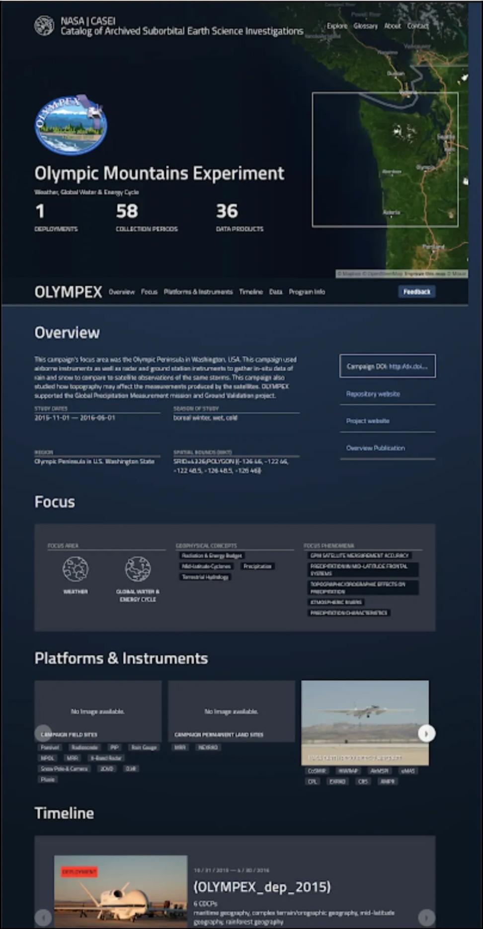 Screenshot of a campaign page within the CASEI user interface