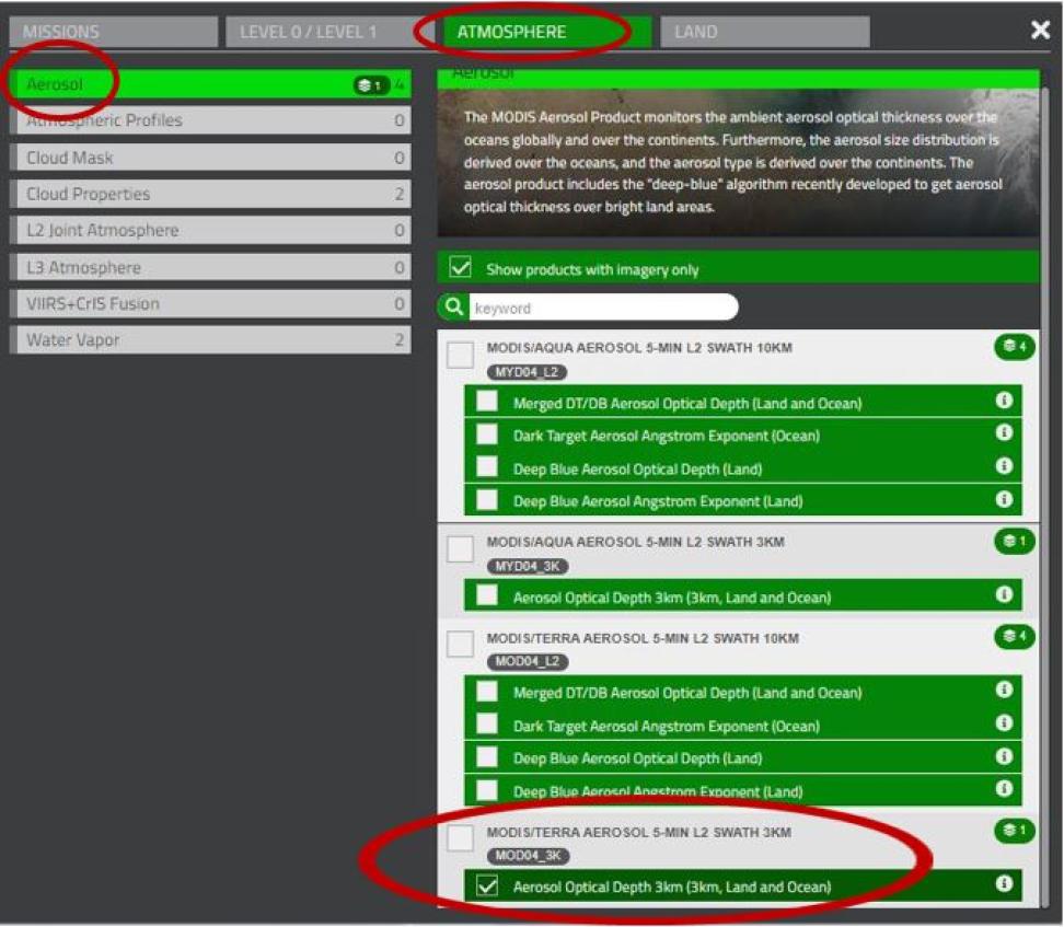 A screen capture from View Data showing the window that opens after a user clicks the "add layers" button.