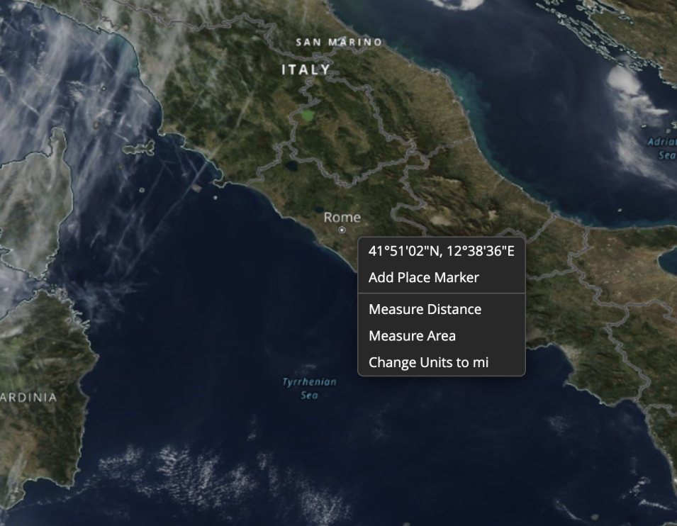 Worldview map coordinates screenshot