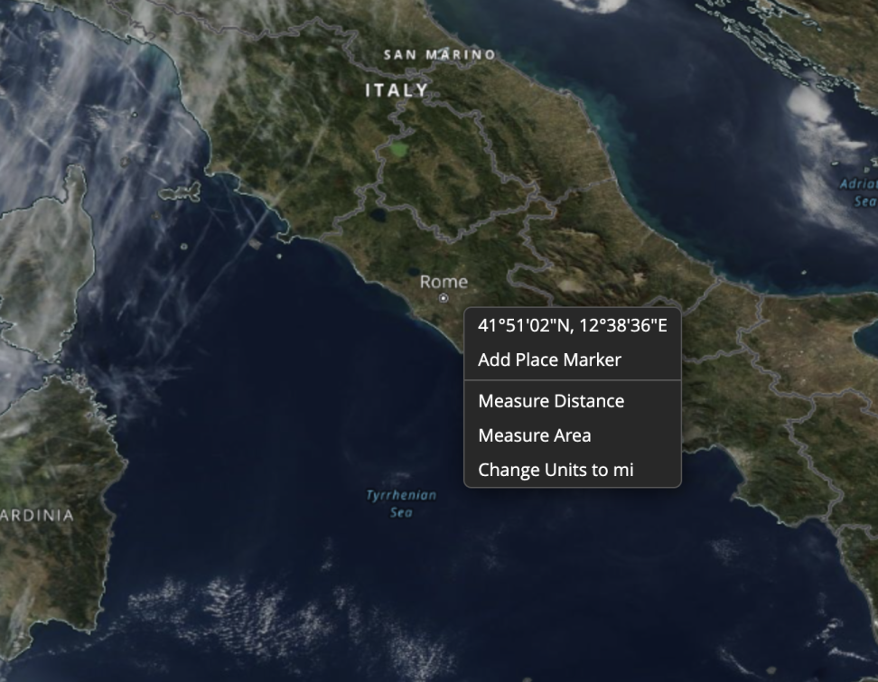 Worldview map coordinates screenshot