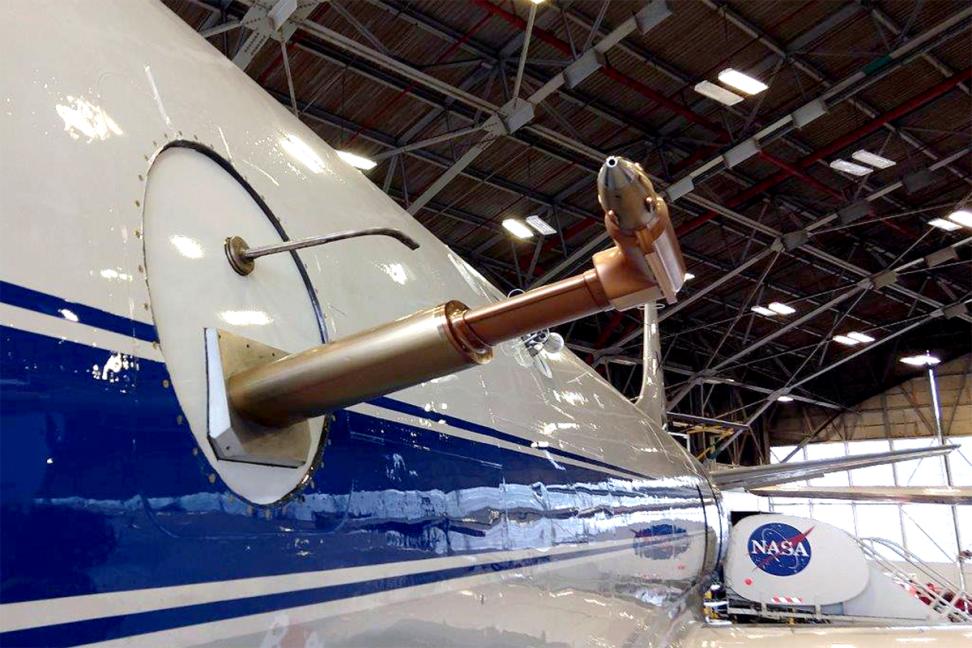 WISPER instrument onboard the NASA P-3 aircraft. 