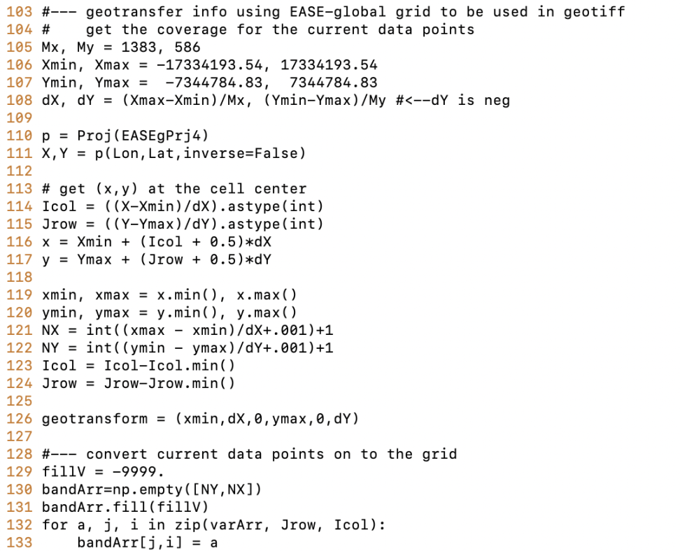 Screenshot of step 5 code block