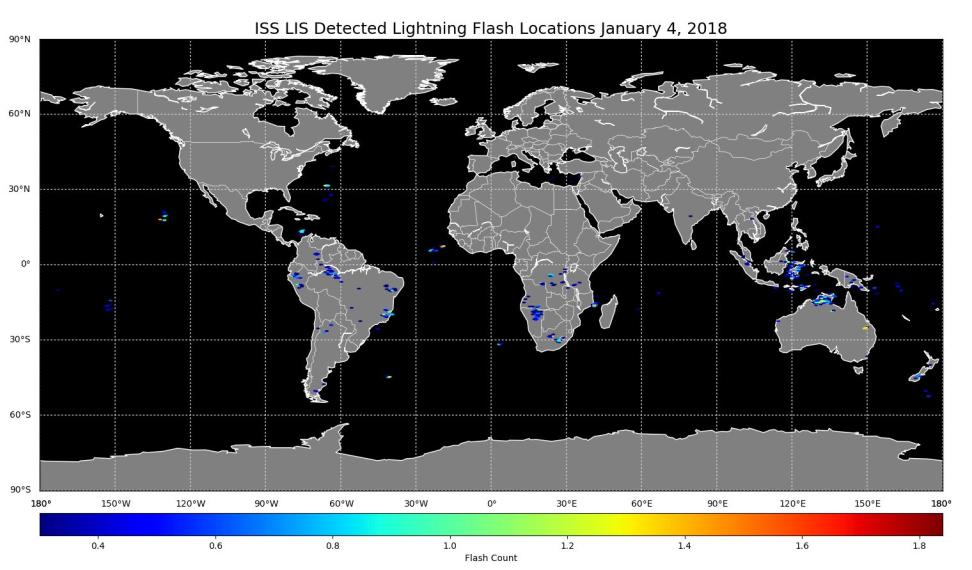 step 9 global image with colors indicating lighting strikes
