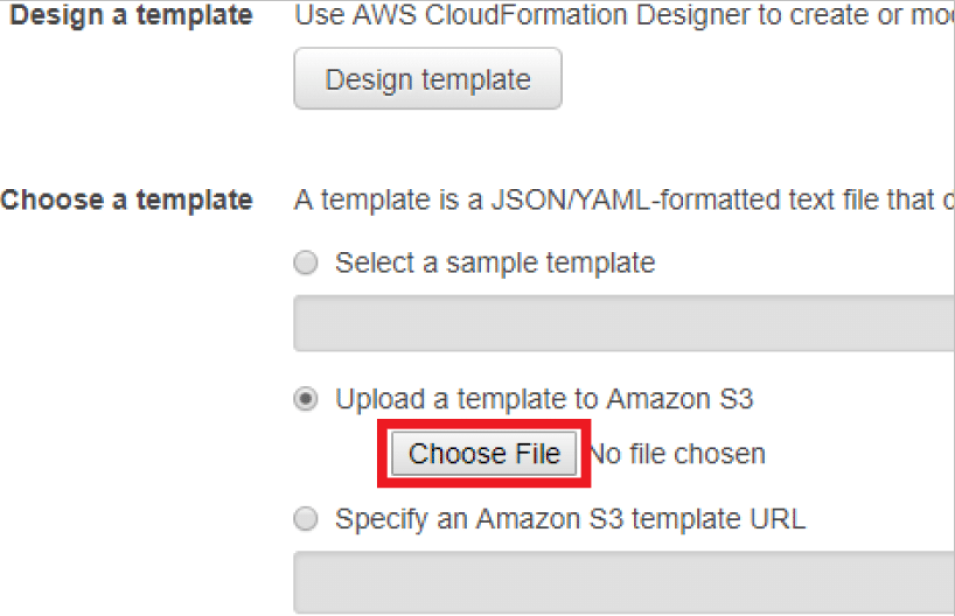 Screenshot showing how to choose File button