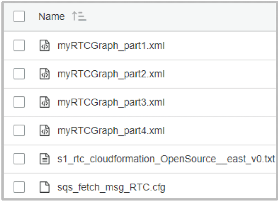 Image showing where to find Objects in your Input bucket
