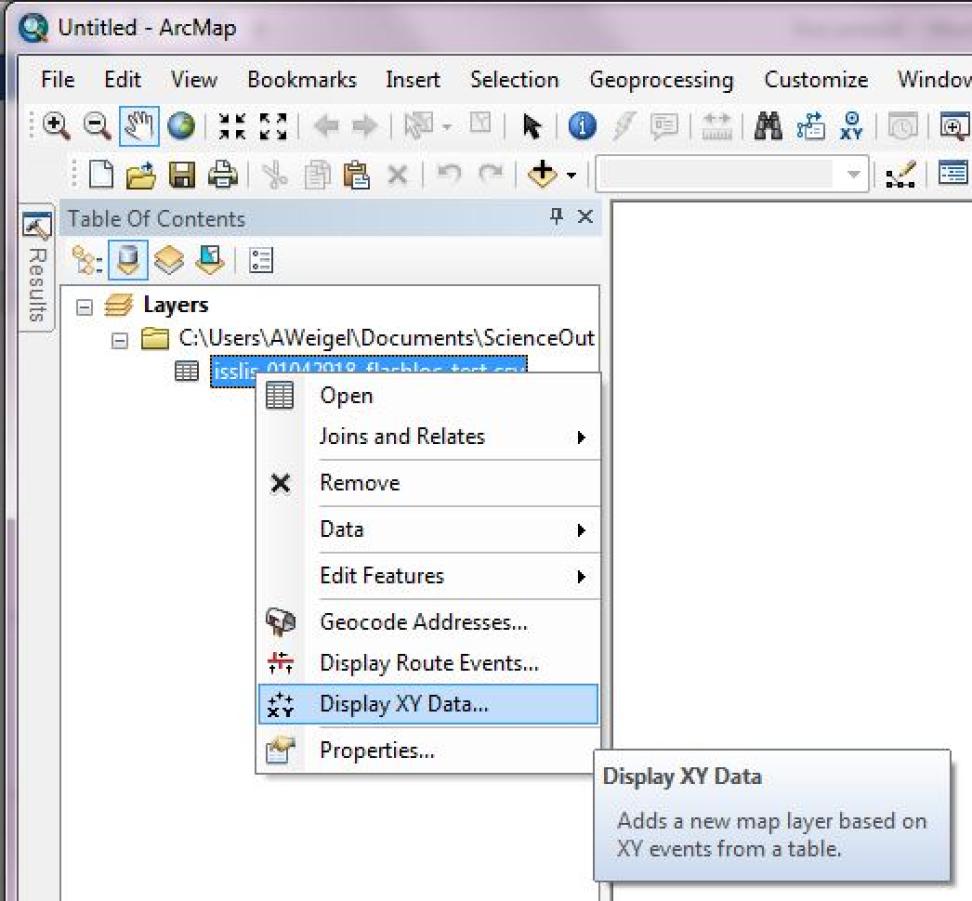 screenshot of file path