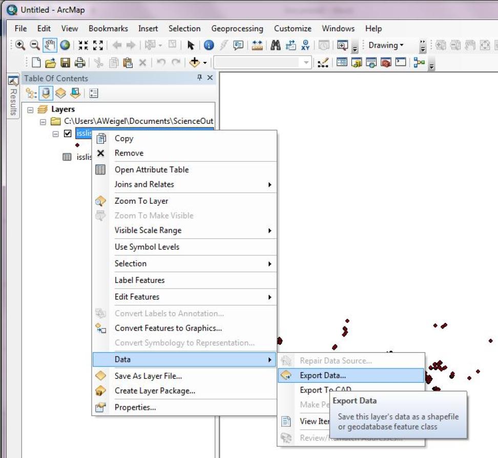 screenshot showing file path
