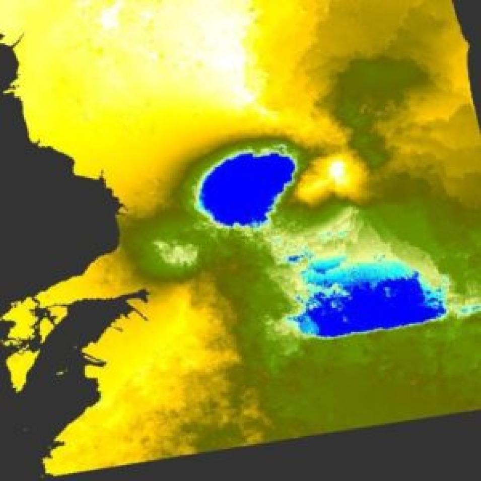 Figure 7: Geocoded displacement map. Contains modified Copernicus Sentinel data (2016) processed by ESA.