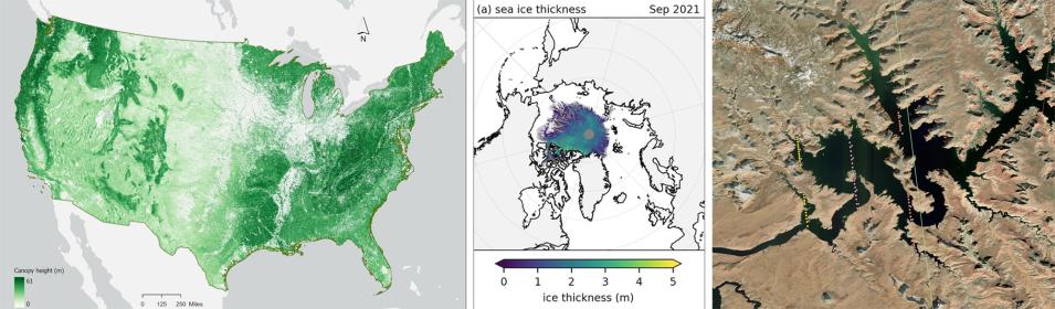 NASA ICESat-2 webinar banner image for November 13, 2024 event.