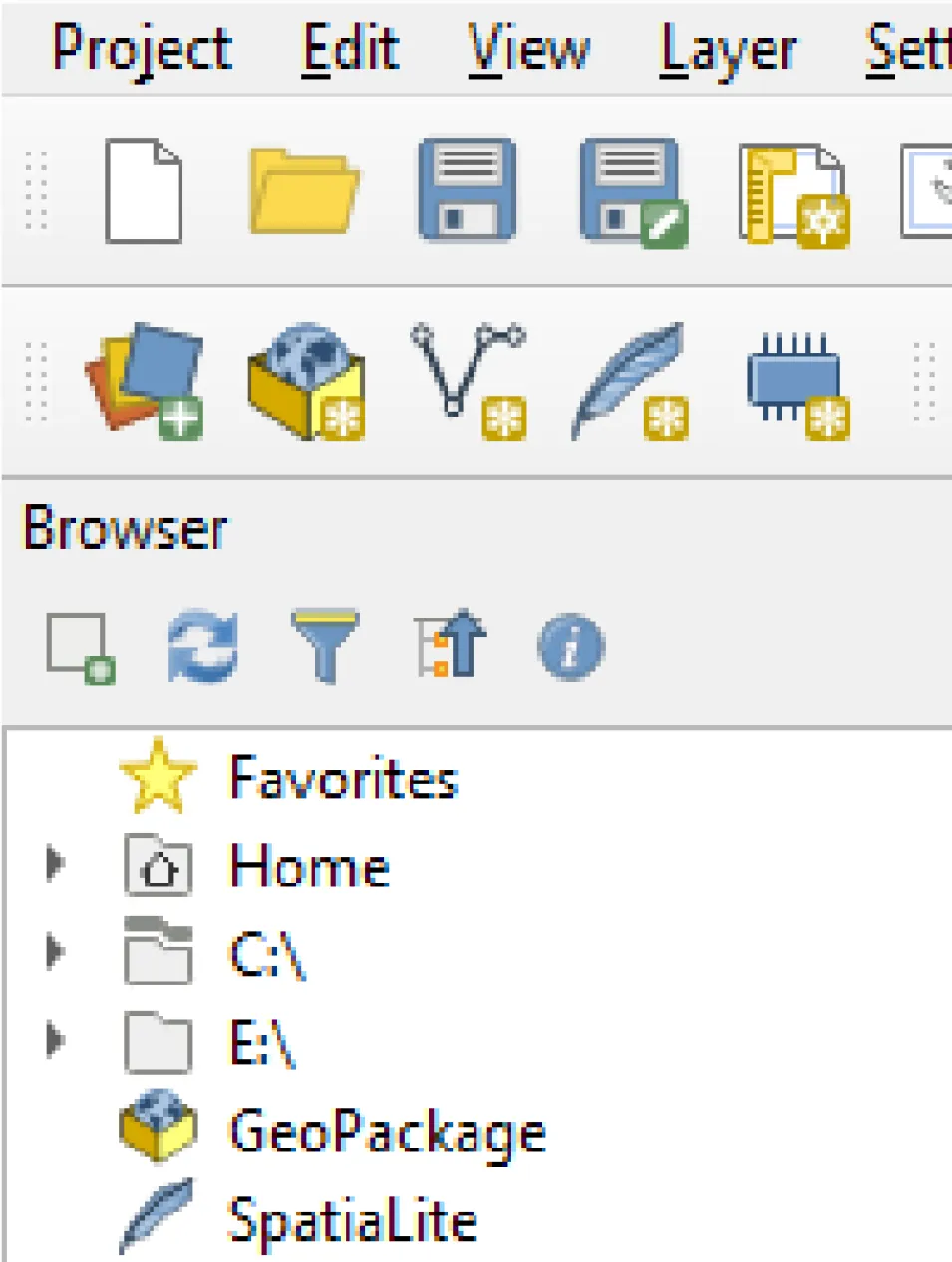 Figure 17: Navigate to your folder using the Browser panel