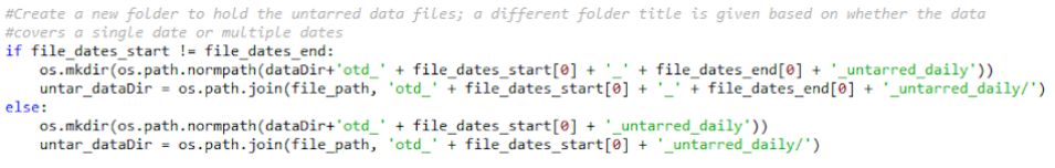 Lines of python code