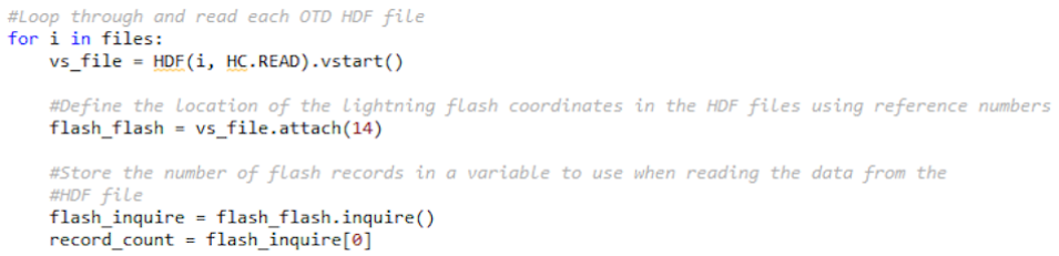 Lines of code for step 12 OTD recipe