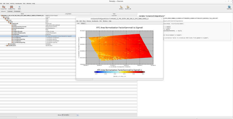 Screenshot of steps to change variables.