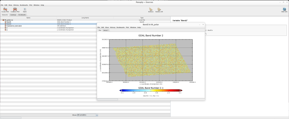 Screenshot of phase data result