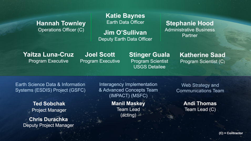 organizational chart for ESDS Program