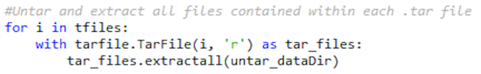 Lines of python code