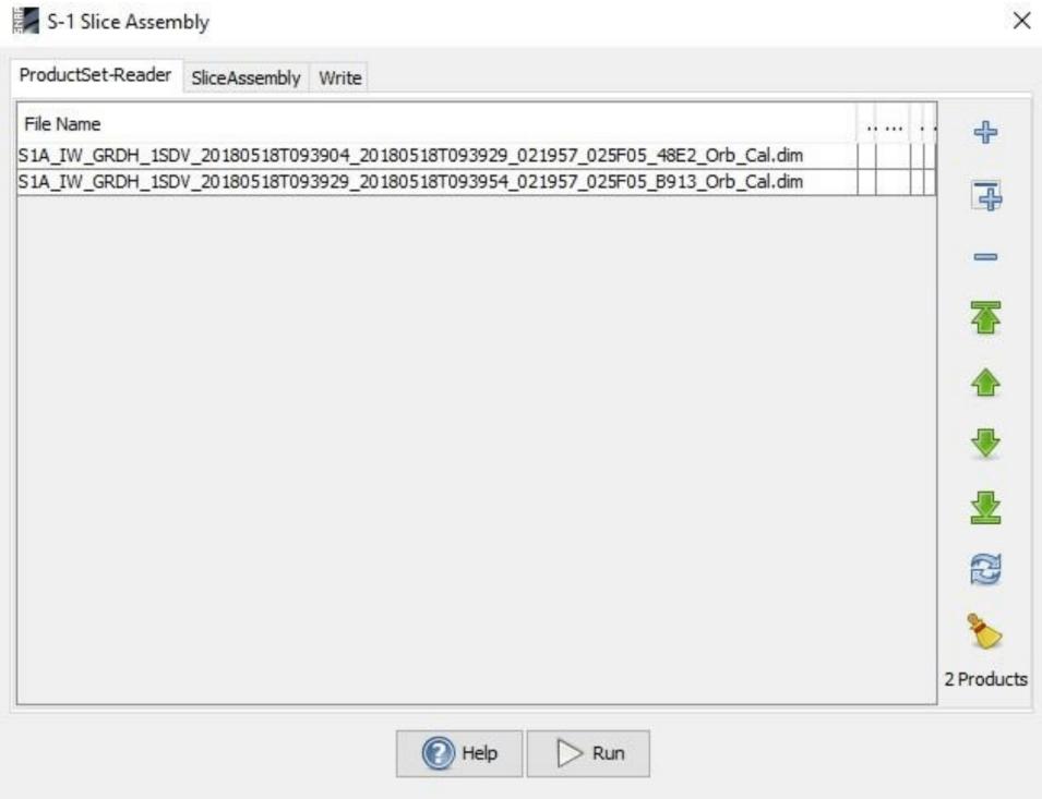 This image shows the S-1 Slice Assembly dialog.