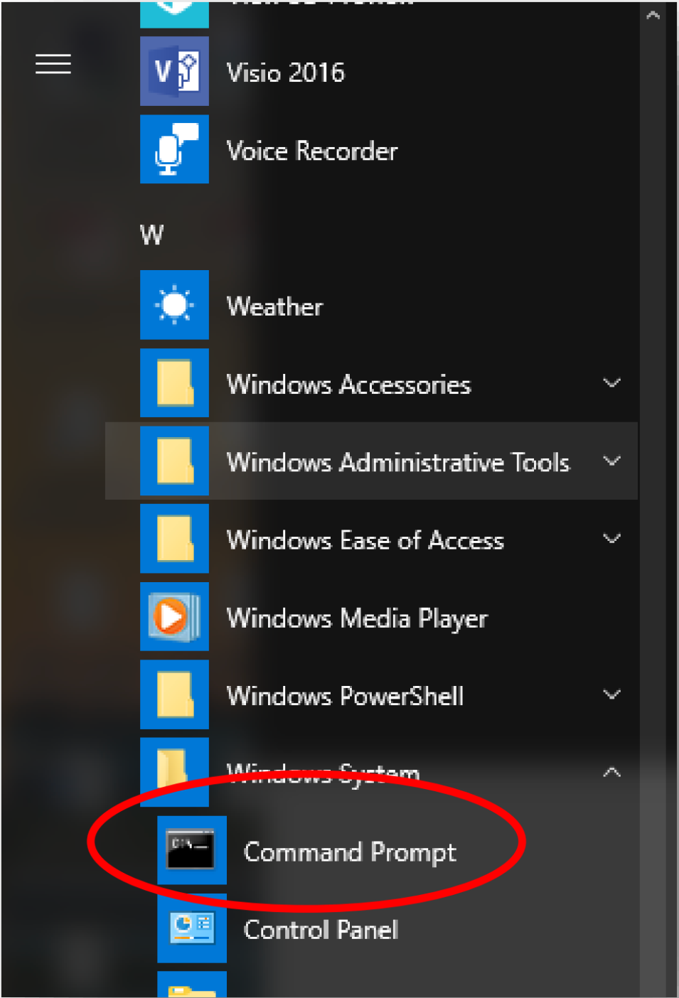 screenshot of windows taskbar