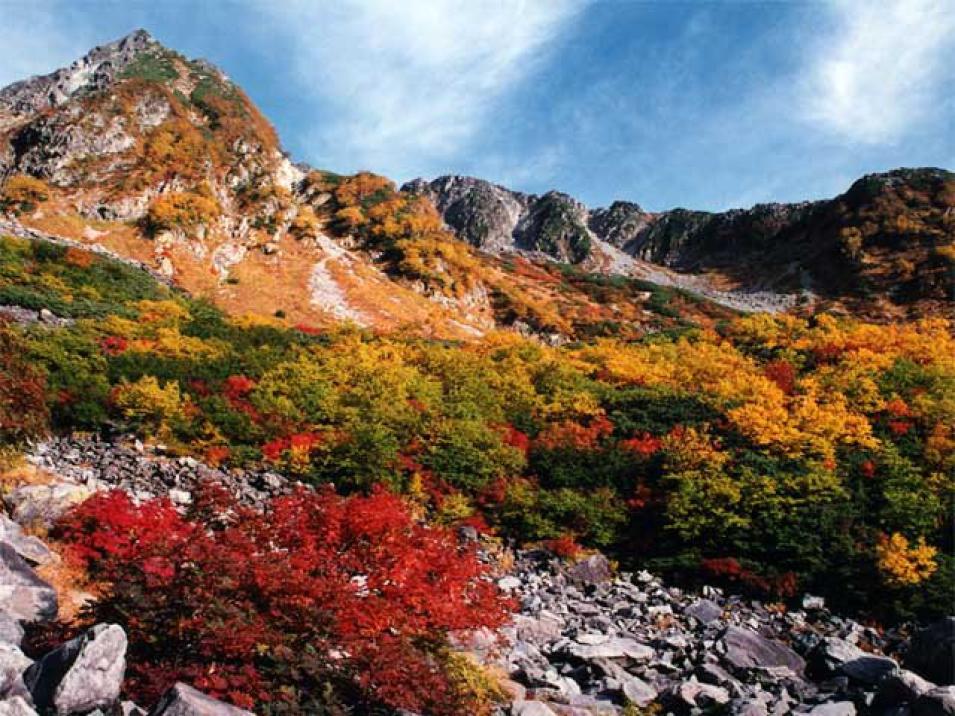 Hida Mountains of Japan