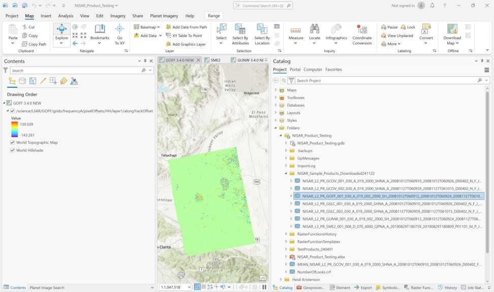 ArcGIS Pro 3.4.0 dashboard