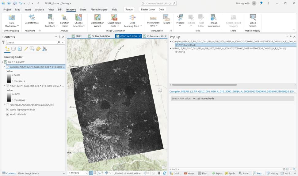 ArcGIS Pro dashboard