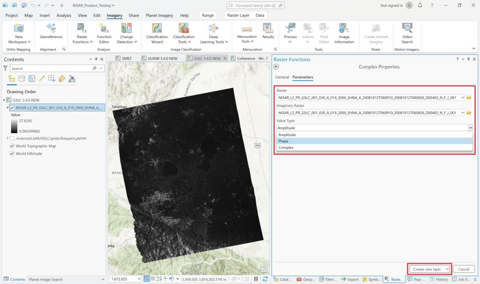 ArcGIS Pro dashboard