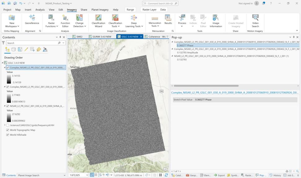 ArcGIS Pro dashboard