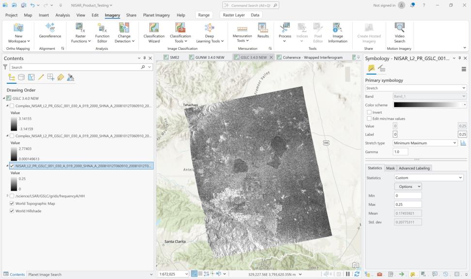 ArcGIS Pro dashboard