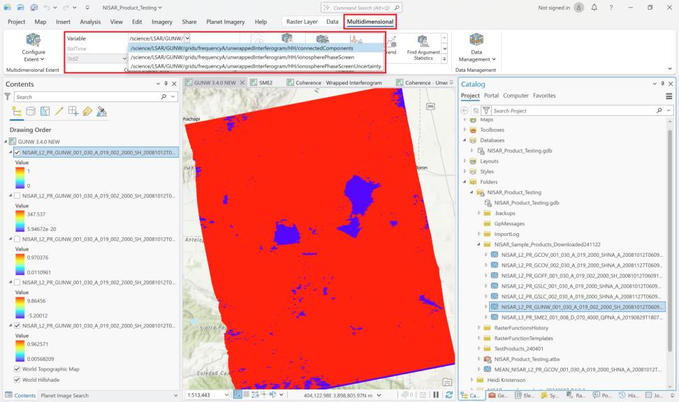 ArcGIS Pro 3.4.0 dashboard
