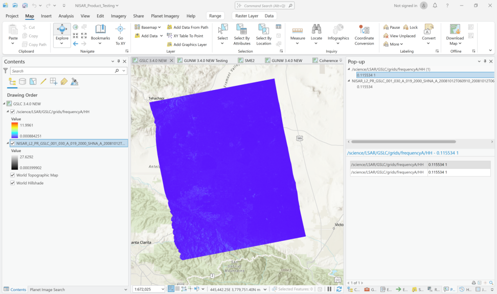 ArcGIS Pro 3.4.0 dashboard