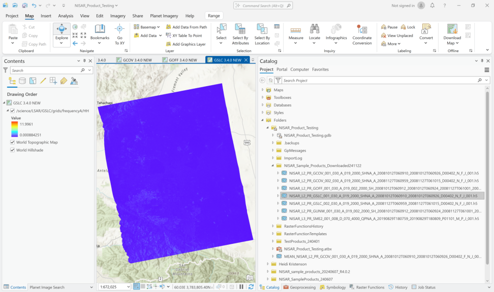 ArcGIS Pro 3.4.0 dashboard