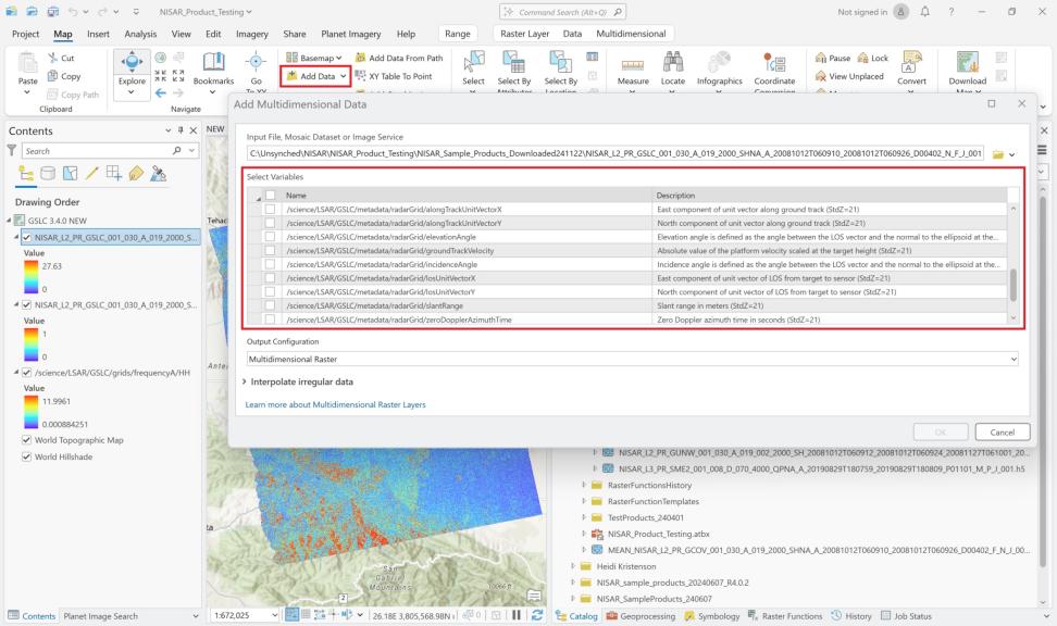 ArcGIS Pro 3.4.0 dashboard