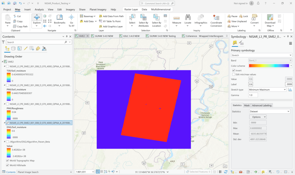 ArcGIS Pro 3.4.0 dashboard