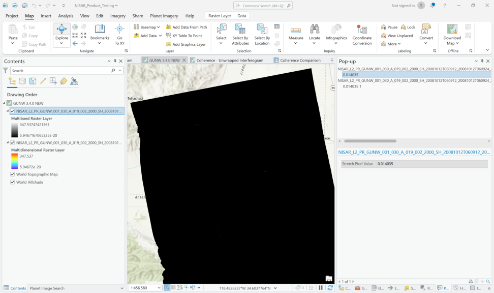 ArcGIS Pro 3.4.0 dahsboard