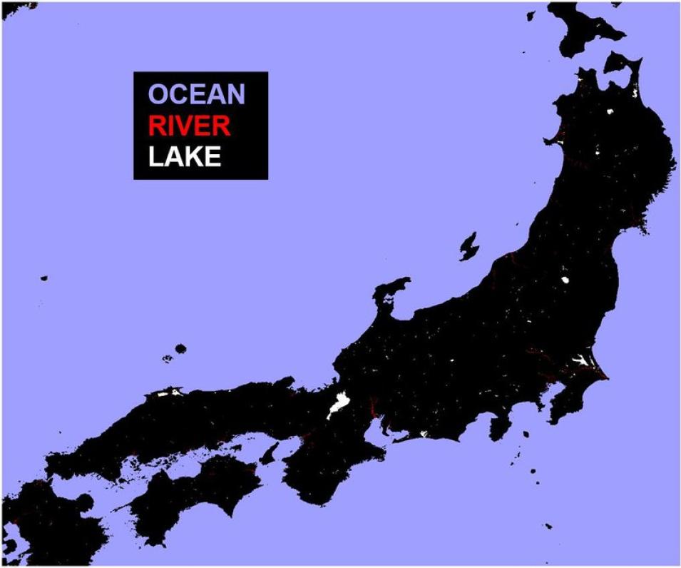 ASTER Water Bodies Database of Japan