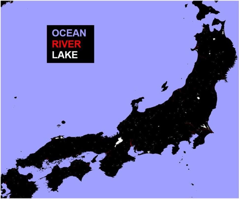 ASTER Water Bodies Database of Japan