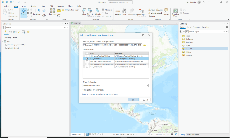 adding a downloaded raster layer in QGIS