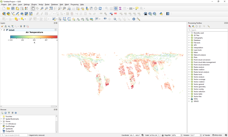 adding a web services layer to QGIS