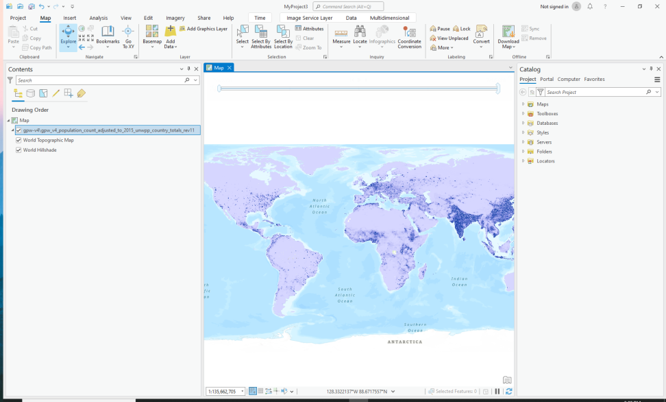 adding an image service to QGIS