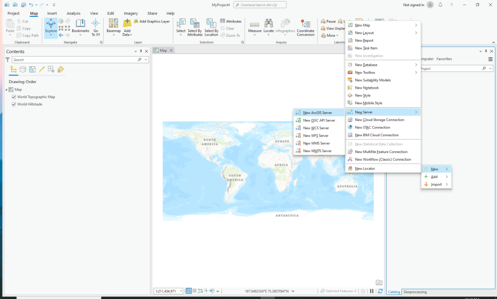 adding an image service to QGIS