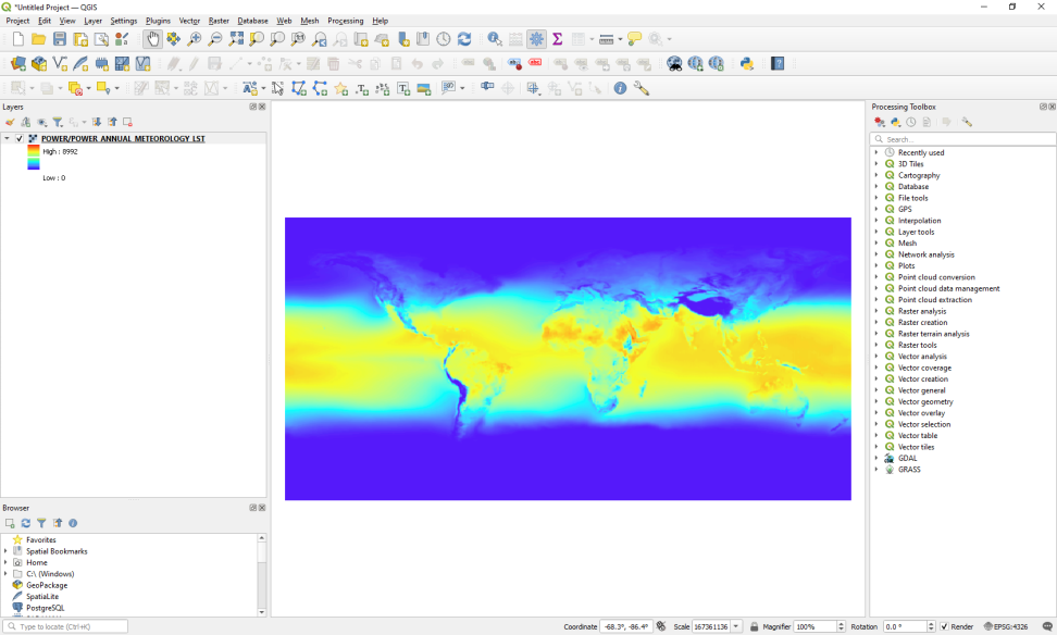 adding a web service to QGIS