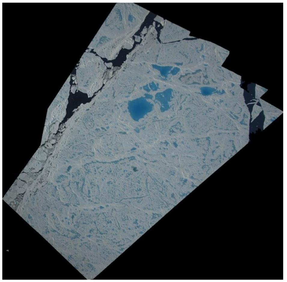 An IceBridge Digital Mapping Sensor (DMS) Level 3 Orthorectified Images created using the NASA Ames Stereo Pipeline.
