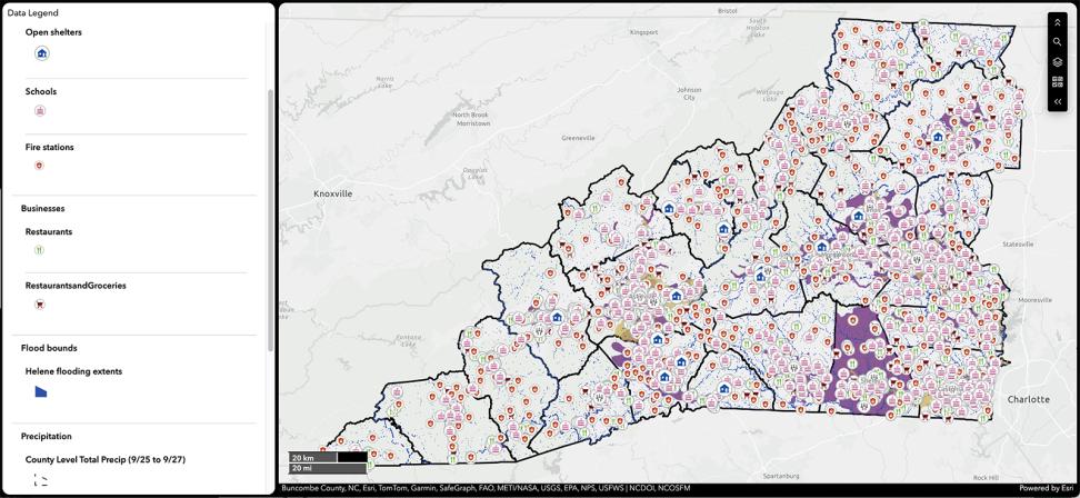 The Emergency Environmental Health Dashboard helped North Carolina water managers make decisions in the aftermath of flood events.