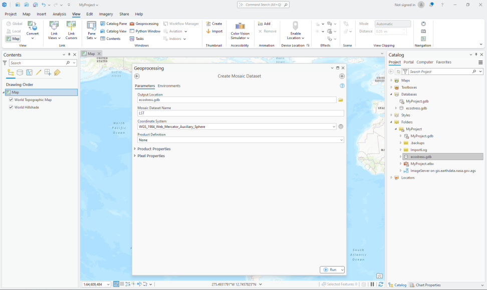 ECOSTRESS geotiff data